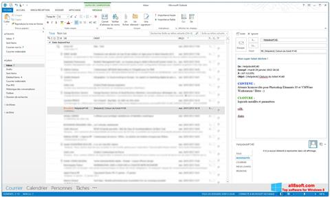 স্ক্রিনশট Microsoft Outlook Windows 8