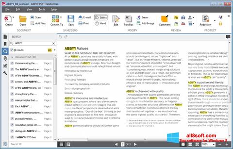স্ক্রিনশট ABBYY PDF Transformer Windows 8