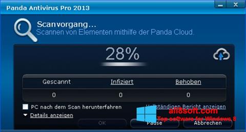 স্ক্রিনশট Panda Antivirus Pro Windows 8