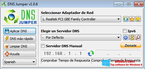 স্ক্রিনশট DNS Jumper Windows 8