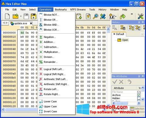 স্ক্রিনশট Hex Editor Neo Windows 8