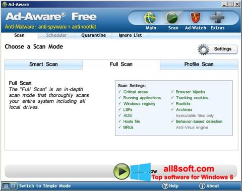 স্ক্রিনশট Ad-Aware Free Windows 8