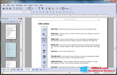 স্ক্রিনশট Infix PDF Editor Windows 8