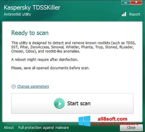 স্ক্রিনশট Kaspersky TDSSKiller Windows 8