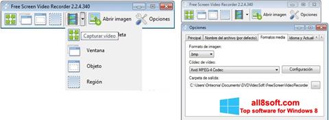স্ক্রিনশট Free Screen Video Recorder Windows 8