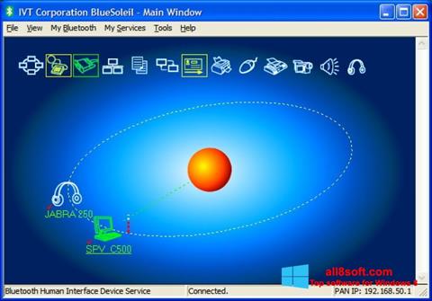 স্ক্রিনশট BlueSoleil Windows 8