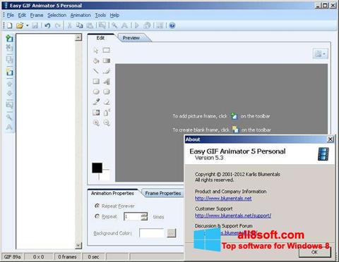 স্ক্রিনশট Easy GIF Animator Windows 8