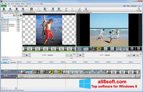 স্ক্রিনশট VideoPad Video Editor Windows 8