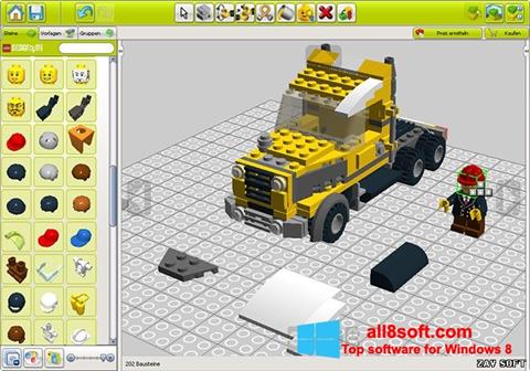 স্ক্রিনশট LEGO Digital Designer Windows 8