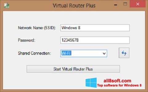 স্ক্রিনশট Virtual Router Plus Windows 8