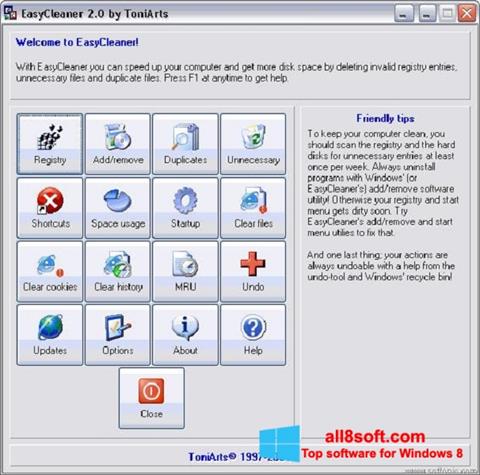 স্ক্রিনশট EasyCleaner Windows 8