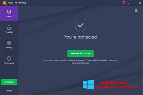 স্ক্রিনশট Avast! Pro Antivirus Windows 8