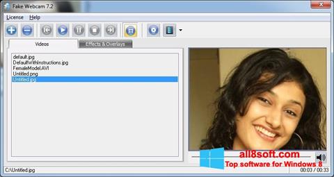 স্ক্রিনশট Fake Webcam Windows 8