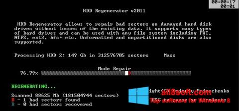 স্ক্রিনশট HDD Regenerator Windows 8