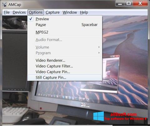 স্ক্রিনশট AMCap Windows 8