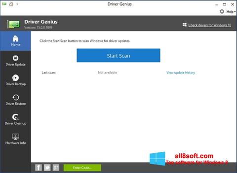 স্ক্রিনশট DriverScanner Windows 8
