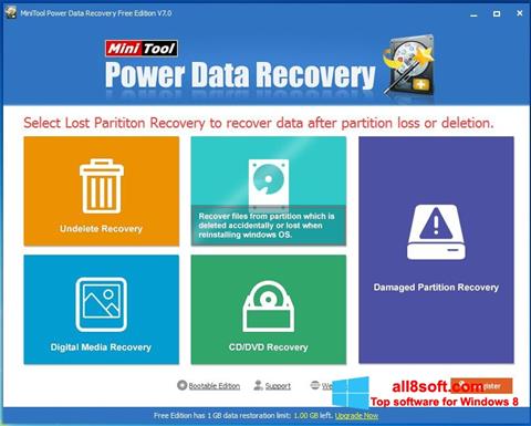 স্ক্রিনশট Power Data Recovery Windows 8