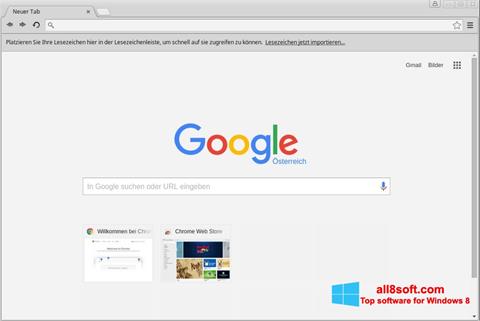 স্ক্রিনশট Google Chrome Windows 8